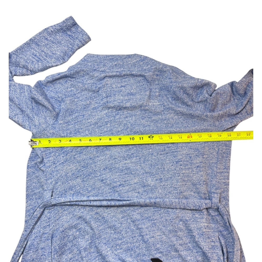UGG Knit Cardigan Robe Blue Open Front with Belt‎ Cozy Loungewear Womens Size S - Picture 13 of 16